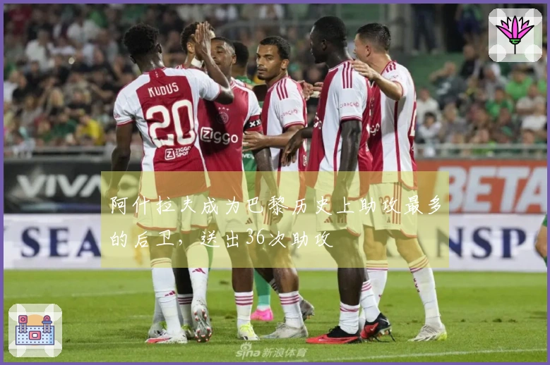 阿什拉夫成为巴黎历史上助攻最多的后卫，送出36次助攻